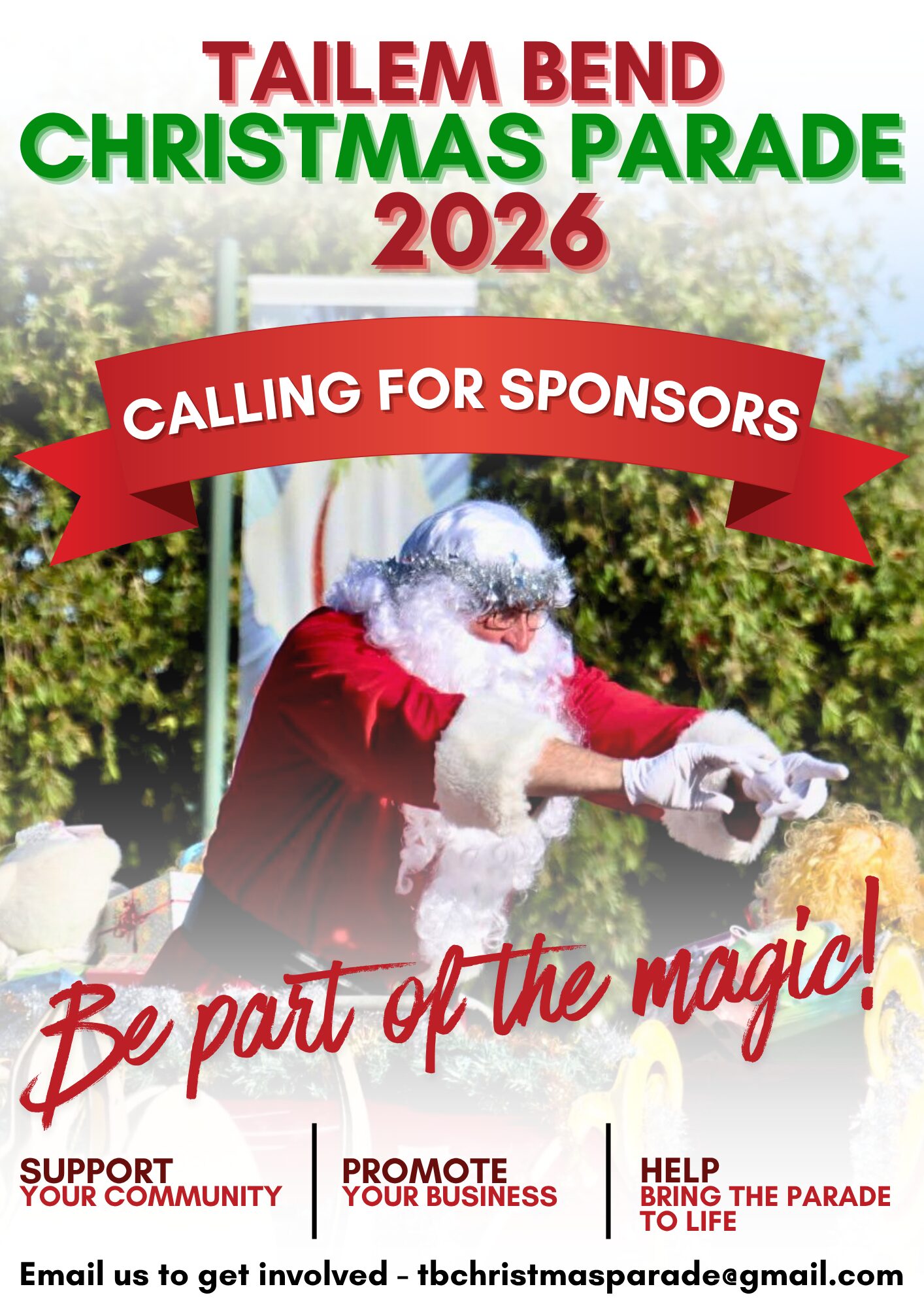 Calling for sponsors