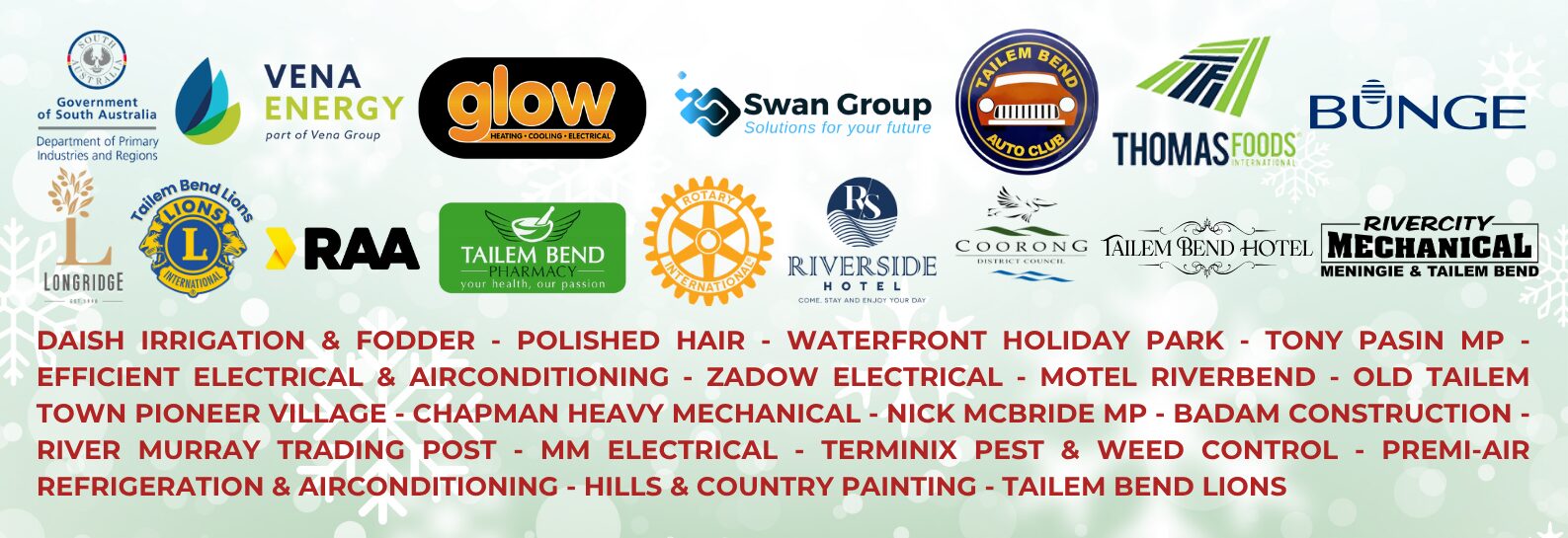 2025 Parade Sponsors